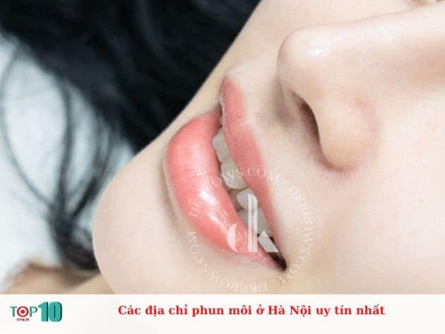 Những địa chỉ phun môi uy tín nhất tại Hà Nội