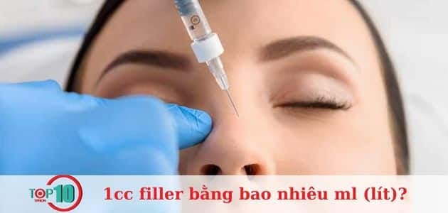 Chi phí tiêm 1cc filler là bao nhiêu?