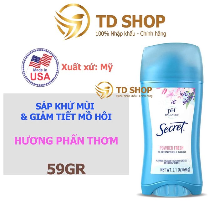 Sáp khử mùi Secret, hình ảnh 2