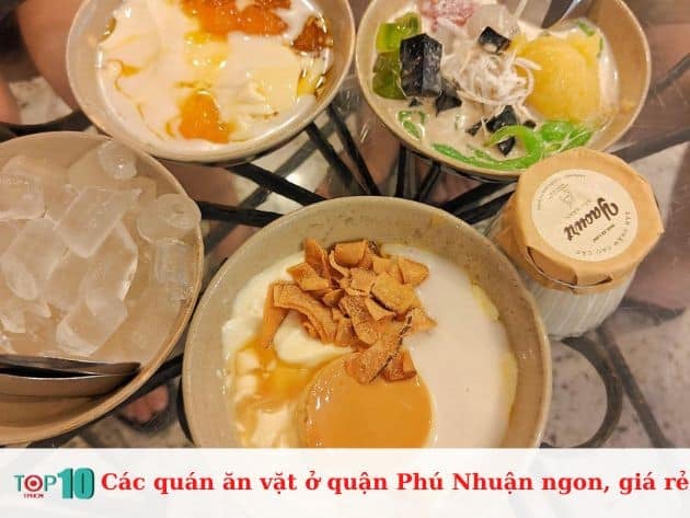 Những quán ăn vặt ngon và giá cả hợp lý tại quận Phú Nhuận