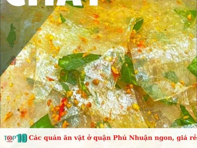 Những quán ăn vặt ngon và giá cả hợp lý ở quận Phú Nhuận