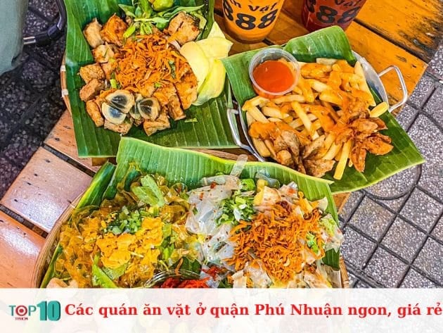 Danh sách các quán ăn vặt ngon, giá rẻ tại quận Phú Nhuận