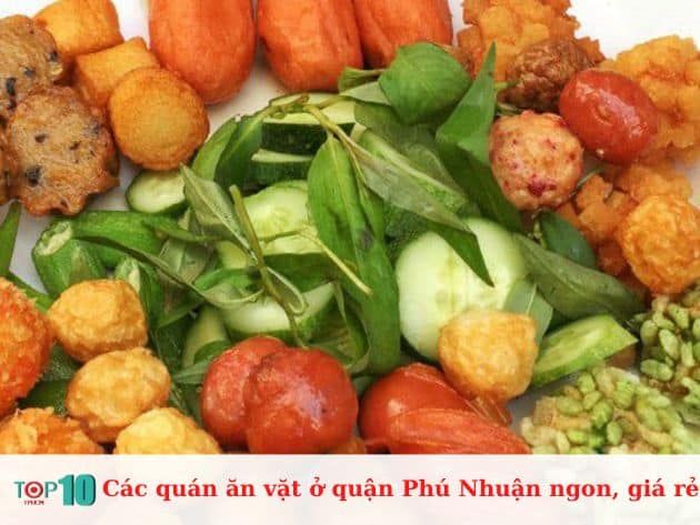 Danh sách các quán ăn vặt ngon, giá rẻ tại quận Phú Nhuận