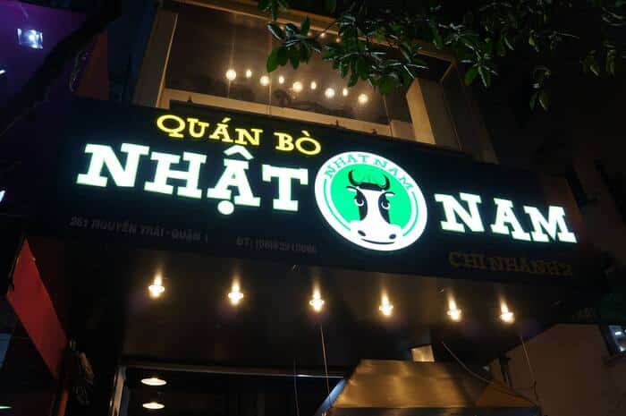 Quán Bò Nhật Nam: Ngon và chất lượng