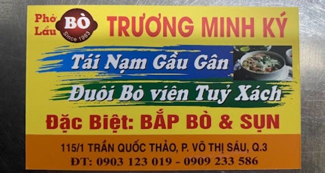 Nhà Hàng Lẩu Bò Trương Minh Ký