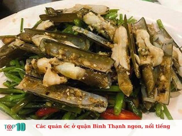 Các quán ốc nổi tiếng và ngon nhất ở quận Bình Thạnh