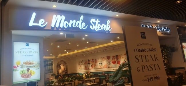 Le Monde Steak - Hệ thống Bít Tết phong cách Pháp đích thực