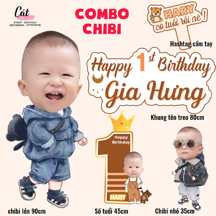 Cát Decor - đồ trang trí sinh nhật hình 3