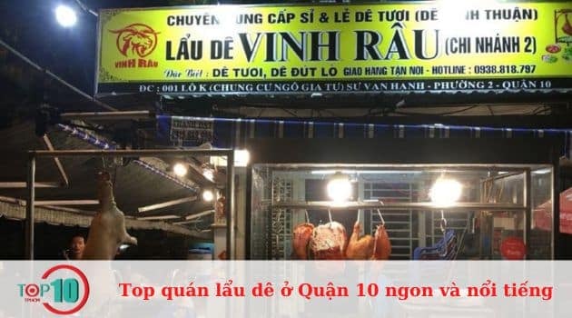 Lẩu dê Vinh Râu