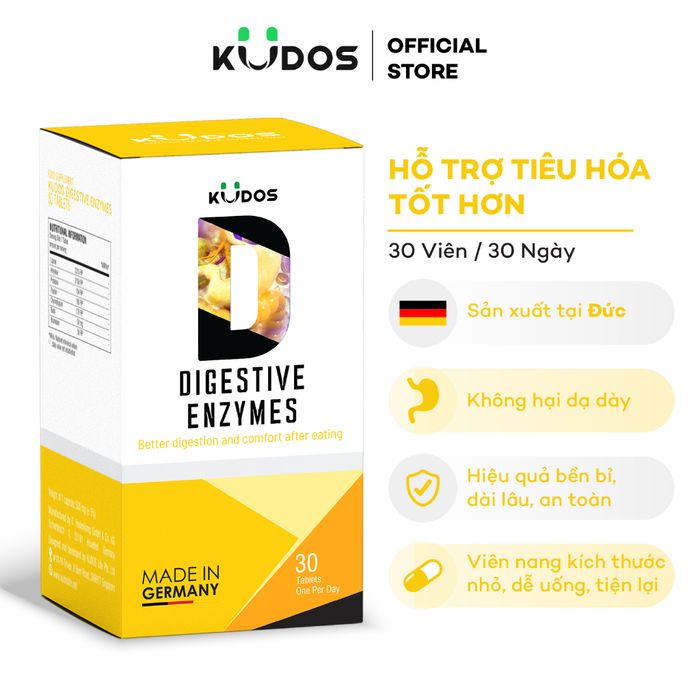 Men tiêu hóa Kudos Digestive Enzymes hình ảnh 2