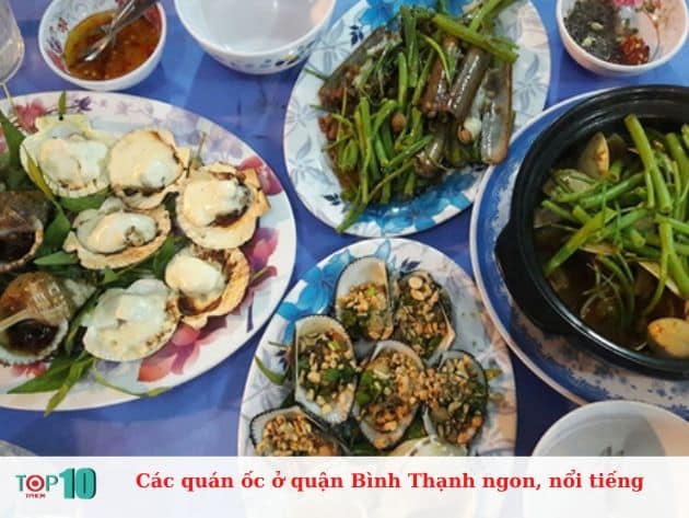 Những quán ốc nổi bật ở quận Bình Thạnh