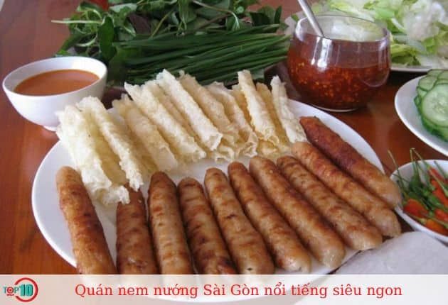 Quán nem nướng Gánh