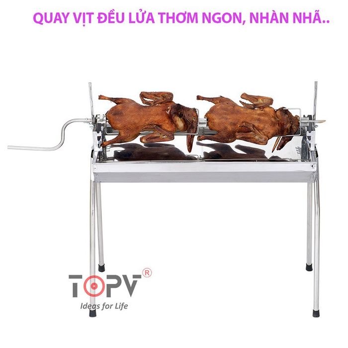 Hình ảnh bếp nướng than hoa đa năng TOPV 2 trong 1 1