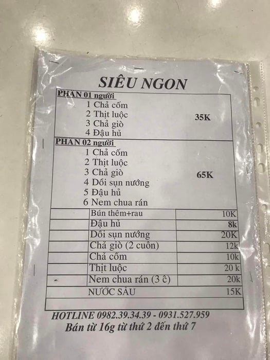 Bún đậu mắm tôm - Lý Thường Kiệt Hóc Môn