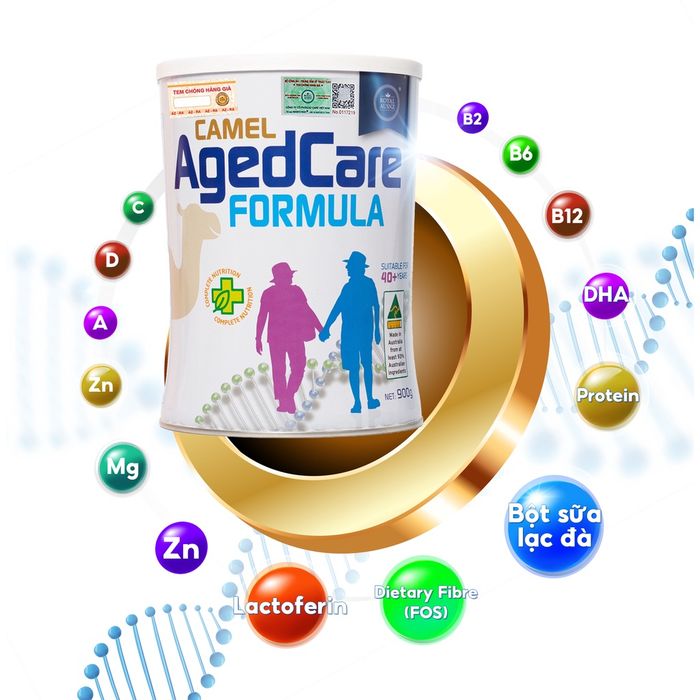 Hình ảnh Sữa lạc đà Hoàng Gia Úc Royal AUSNZ Camel Aged Care Formula