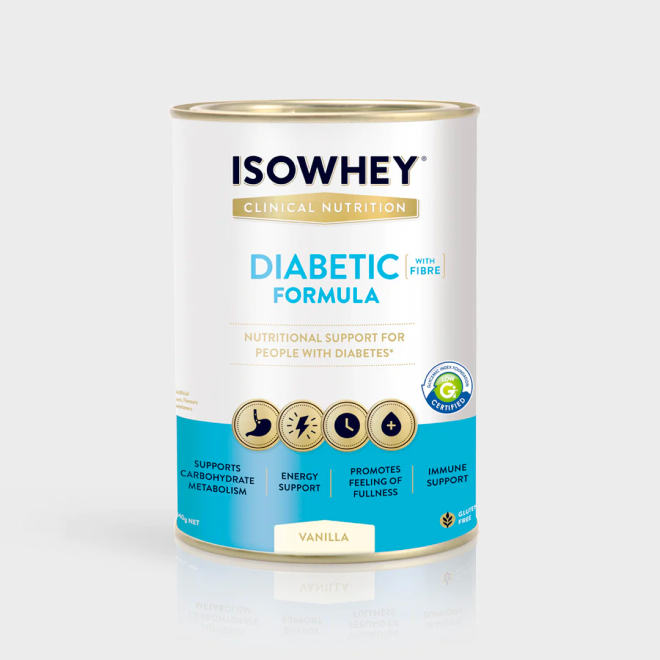 Hình ảnh 1 của Sữa tiểu đường IsoWhey Diabetic Formula Clinical Nutrition