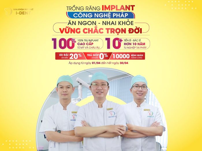 Nha Khoa I-Dent - Chuyên Gia Cấy Ghép Implant hình 1