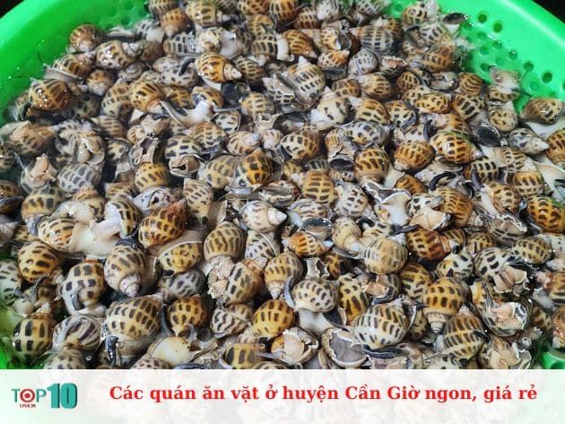 Các quán ăn vặt tại huyện Cần Giờ với chất lượng ngon và giá cả phải chăng