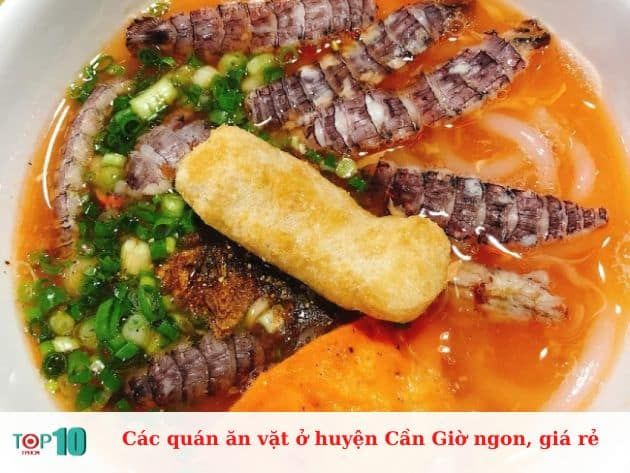 Những quán ăn vặt hấp dẫn và giá rẻ ở huyện Cần Giờ