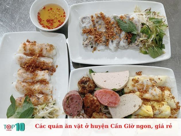 Danh sách các quán ăn vặt ngon và giá rẻ ở huyện Cần Giờ