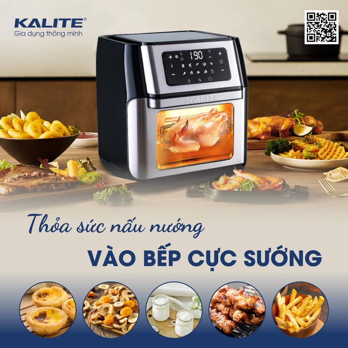 Hình ảnh nồi chiên không dầu Kalite 1