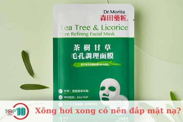 Mặt nạ Dr. Morita Tea Tree & Licorice Pore Refining Facial Mask