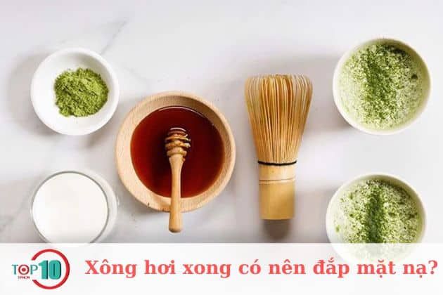 Mặt nạ từ mật ong và trà xanh