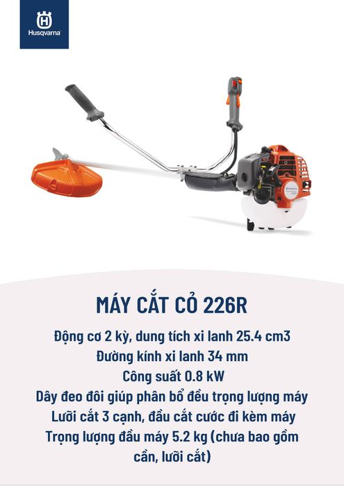 Hình ảnh máy cắt cỏ Husqvarna 1