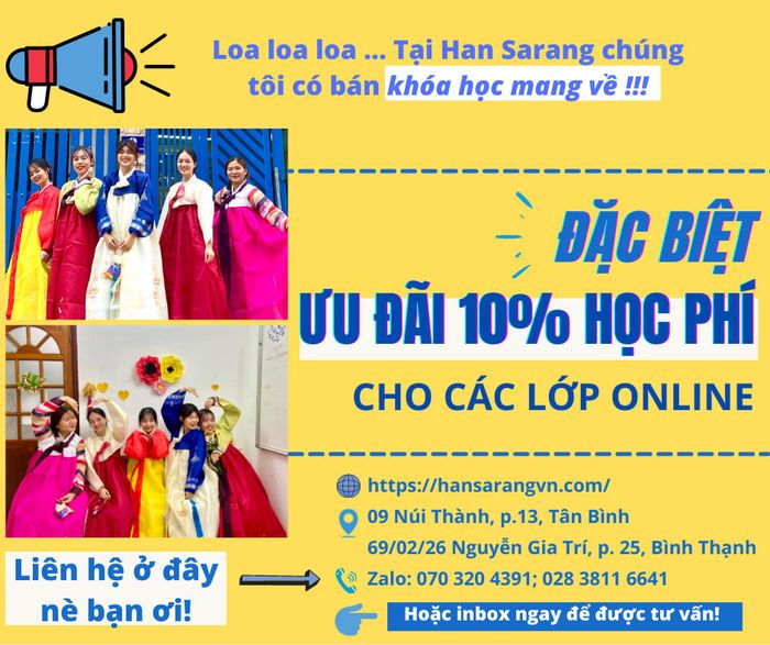 Hình ảnh Trung Tâm Hàn Ngữ Han Sarang 3