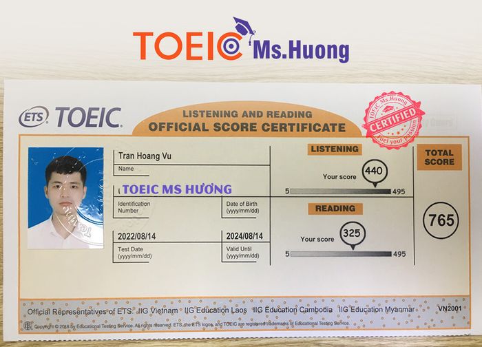 Hình ảnh TOEIC Ms. Huong - 3