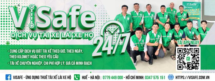 ViSafe - Ứng Dụng Đặt Tài Xế Hình 1