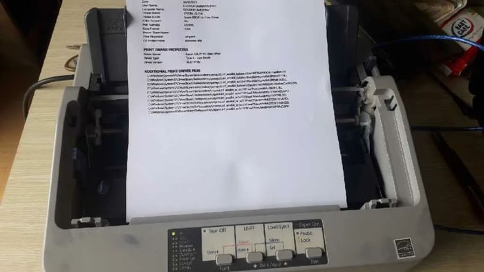 Hướng dẫn khắc phục lỗi 'paper out' trên máy in kim Epson LQ 310