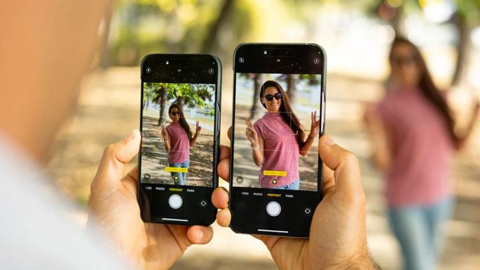 Chế độ Zoom quang học trên camera iPhone