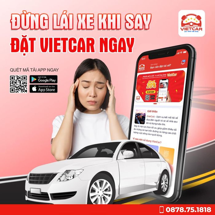 VietCar - Ứng Dụng Lái Xe Hộ Hình 1