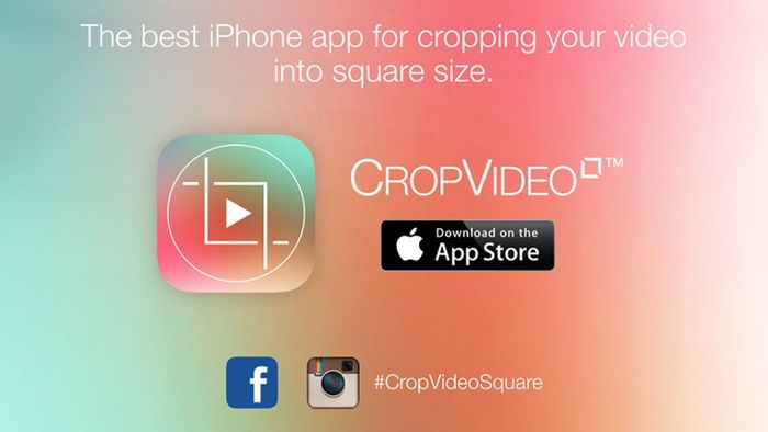 Ứng dụng chỉnh sửa video trên iPhone: Video Crop