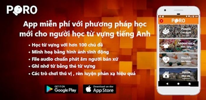 Từ Vựng Tiếng Anh PORO hình ảnh 2