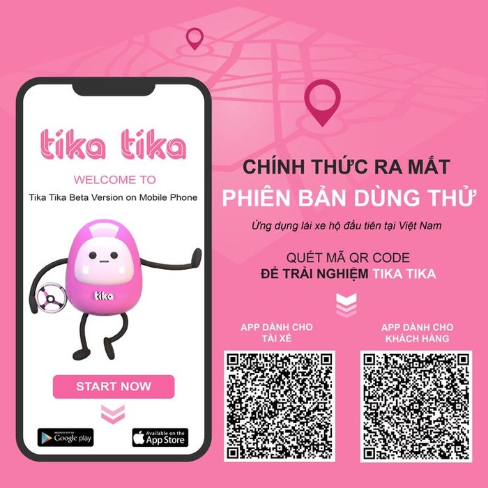 Tika Tika - Ứng Dụng Lái Xe Hộ Hình 1