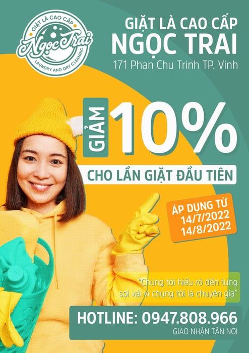 Hệ thống giặt là cao cấp Ngọc Trai - Hình ảnh 3