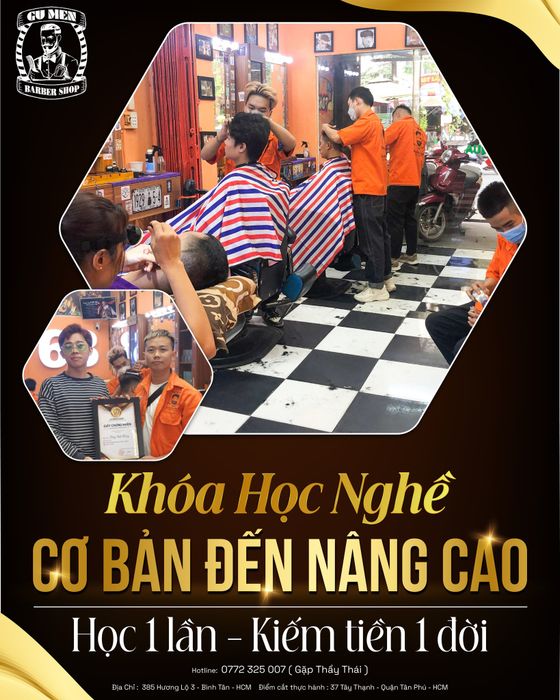 Gu Men Academy - Đào Tạo Tóc Nam Chất Lượng ảnh 2