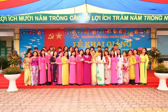 Hình ảnh trường Tiểu học Nhân Chính 1