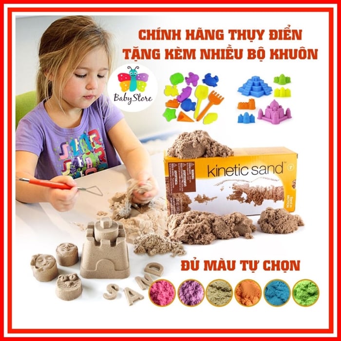 Hình Ảnh Cát Động Lực Kinetic Sand Chính Hãng Thuỵ Điển - Ảnh 2