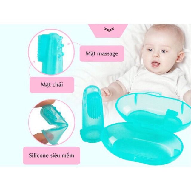 Bàn Chải Đánh Răng Xỏ Ngón Summer Infant - Hình ảnh 1