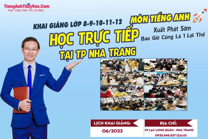 Hình ảnh lớp Tiếng Anh Thầy Đặng Tiến Văn 1