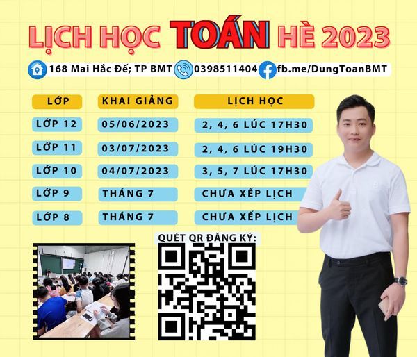 Học Toán cùng thầy Dương Thế Dũng hình ảnh 1