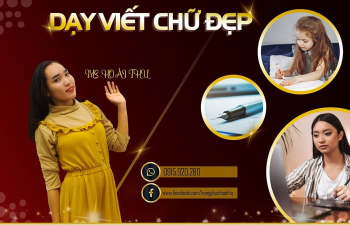 Dạy viết chữ đẹp cùng Cô Hoài Thu, hình ảnh 1