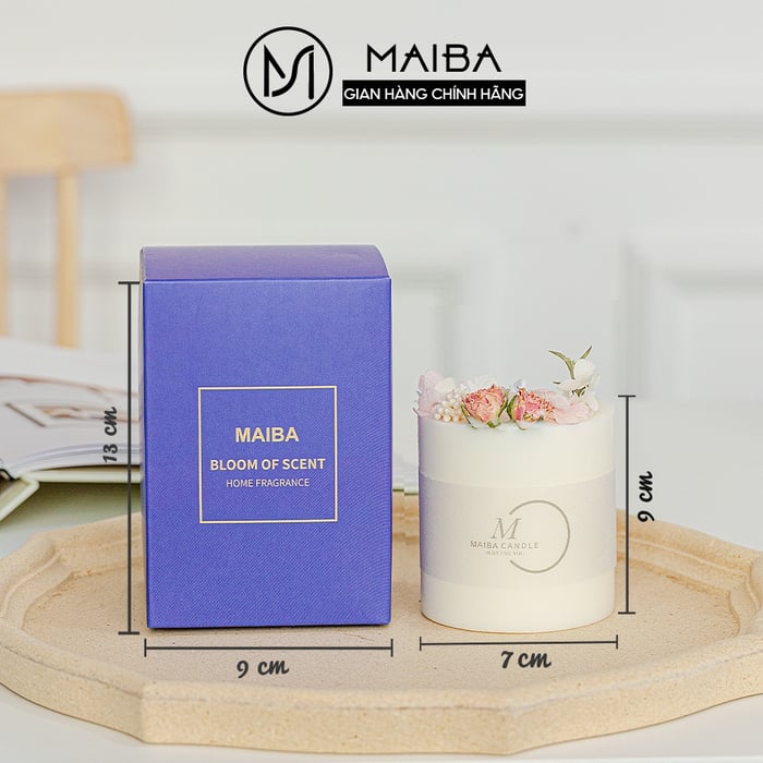 Nến Thơm Handmade Hoa Cỏ 4 Mùa Maiba hình ảnh 2