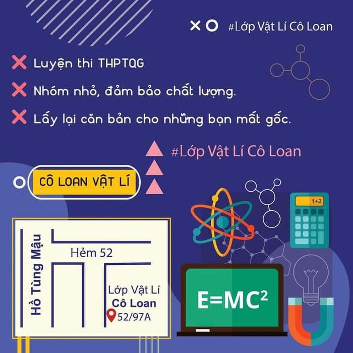 Lớp Vật lý Cô Loan hình 1