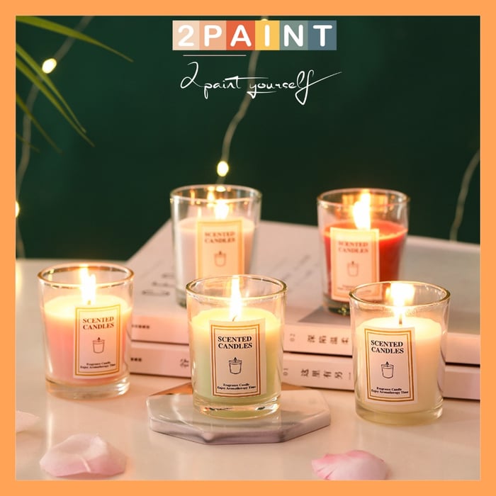 Nến Cốc Scanted Candle Kích Thước 4 x 6 Cm hình ảnh 1