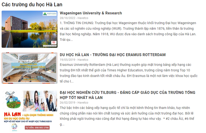 Hình ảnh HAVETCO Du học 2