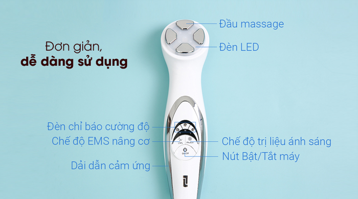 Máy phục hồi và trẻ hóa da, trị mụn, trị thâm và nâng cơ Lifetrons EP100B - Hình 1